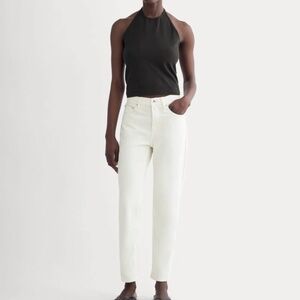Everlane Super-soft relaxed jeans - ecru